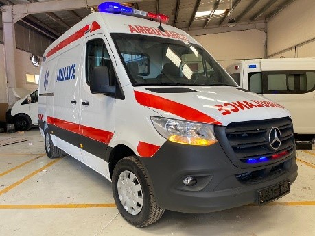 New MB Sprinter sold to a mine in DRC 2022